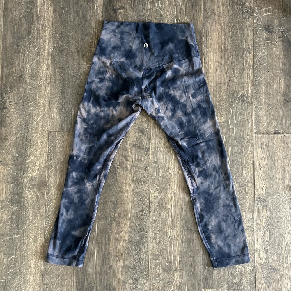 Lululemon Align Navy & Dark Grey/Beige Tie Dye 23” Inseam
